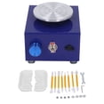 thumbnail image 3 of Mini torno de alfarería Colores vivos Plato giratorio a prueba de herrumbre Interacción entre padres e hijos Rueda de alfarería para niños para cerámica para niños 100?240 V Enchufe de la UE, 3 of 8