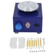 thumbnail image 3 of Mini torno de alfarería Colores vivos Plato giratorio a prueba de herrumbre Interacción entre padres e hijos Rueda de alfarería para niños para cerámica para niños 100?240 V Enchufe de EE. UU., 3 of 8