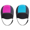 thumbnail image 1 of Capucha de Buceo Traje de Neopreno Térmico Gorro de Neopreno de 2,5 mm Gorros de Natación con Correas para la Barbilla para Esnórquel Deportes Acuáticos 2 Piezas Capuchas de Natación, 1 of 5