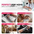 thumbnail image 7 of INDEEMAX Copper Infused Wrist Brace Support for Pain Relief, Adjustable Wrist Support Splint for Tendonitis, Sprain, Strain, Arthritis. For Women and Men-SM-Left Hand,Gray, 7 of 7