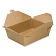 thumbnail image 4 of Reclosable Kraft Take-Out Box, 76 Oz, Paper, 200/carton | Bundle of 2 Cartons, 4 of 4