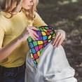 thumbnail image 5 of FORMRS 13-13.3 inch Laptop Sleeve Case Soft Carrying Quilted Computer Bag Cover, Colorful Psychedelic, 5 of 7