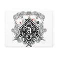 thumbnail image 2 of Gothic Coat Of Arms Ace Of Spades Playing Card Canvas Wall Art for Home Decor Ready-to-Hang, 2 of 18