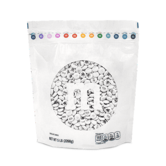 M&M'S Class of 2025 Graduation Milk Chocolate Candy, 5lb Resealable Bulk Bag