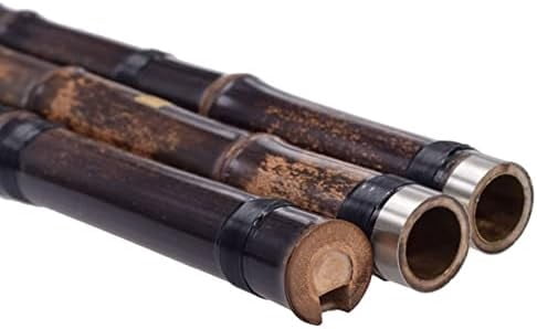 Flute, 8 Holes Chinese Flute Xiao Woodwind Instrument, Chinese Traditional Handmade Musical Instrument Key Of F/G Dizi[Energy Class A]