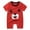 Red, variant on Gubotare Baby Boy Gifts Baby Baby Boys Short Sleeve Rompers One-piece Coverall Set Size 6-12 Months (Red,6-12 Months)