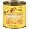 Giorgio pieces & stems mushrooms, 4 oz, 12 pack