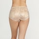 thumbnail image 2 of Gibobby Pantaletas mujer Bragas levantadoras de glúteos de encaje de cintura alta para mujer, ropa moldeadora natural y fina para realzar la cadera(Beige,XL), 2 of 3