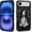 Cute and Spooky Halloween, variant on Case for iPhone 17 Pro, 2 in 1 PC Hard Shell & Silicone Inner Bumper Anti-Scratch Full-Body Cover Shockproof Slim Design Pomegranate Mosaic Spanish Summer