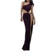 thumbnail image 1 of Txlixc Vestido largo de mujer con hombros inclinados Txlixc moda, 1 of 9