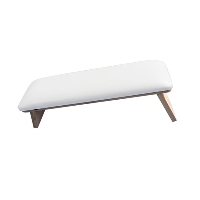 Bunblic Nail Arm Rest Hand Rest for Nail,Professional Footstool,Manicure Hand Rest,Nail Hand Rest Cushion for Nail Techs Use Arm Home white