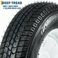 thumbnail image 5 of Towallmark 2PK ST205/75D14 Trailer Tire with 14" Wheel - 5 on 4.5" White Modular Wheel- Load Range C 6PR for Utility/Boat/Camper Trailers, 5 of 8