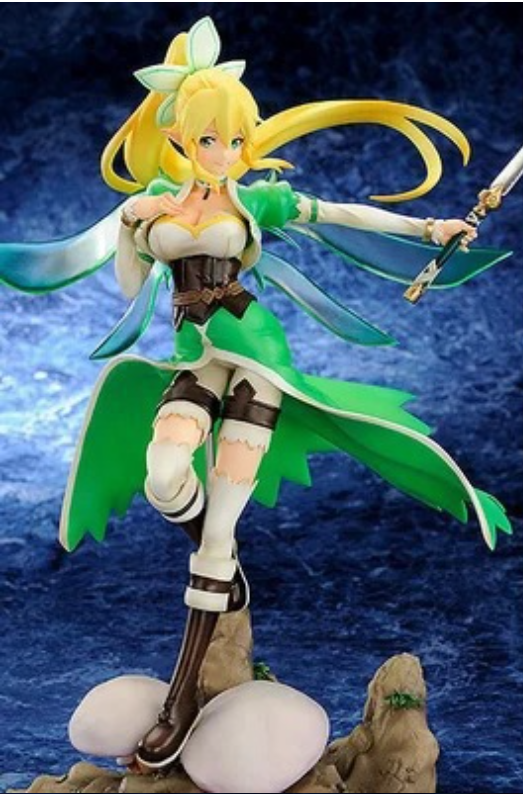 New Sword Art Online SAO Kirigaya Suguha (Combat Ver) Character Anime Model Statue Action Figures Desktop Ornament Popular Decorations Fan Souvenirs Creative Gift Collectable