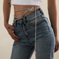 thumbnail image 4 of Butterfly Pants Chain Vintage Punk Hip Pop Multilayer Waist Chain Belt Chain, 4 of 10