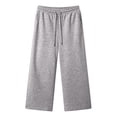 thumbnail image 4 of CCRFTGI Cargo Pants for Men Workout Big and Tall Hiking Pants Active Elastic Joggers for Men Outdoor Travel Jogger Pant with Pockets Drawstring Light Gray L, 4 of 5