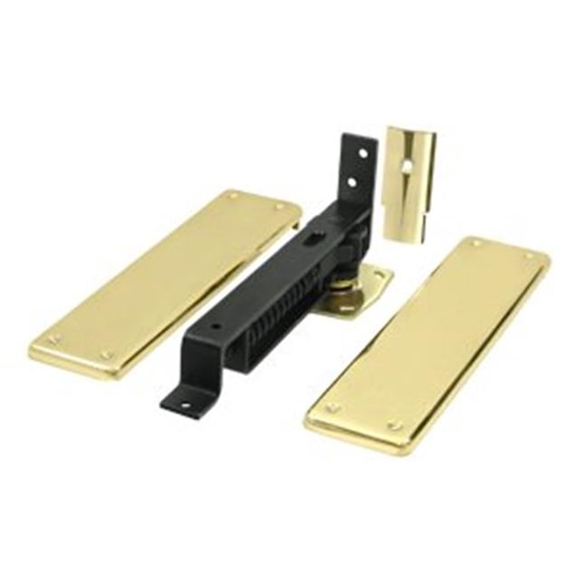 Deltana DASH95U3 Charnière de Porte à Ressort Double Action - Laiton Poli