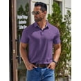thumbnail image 3 of COOFANDY Men' Collared Shirts Short Sleeve Casual Polo T Shirt Summer Golf Shirts Classic Stylish Tees, 3 of 6