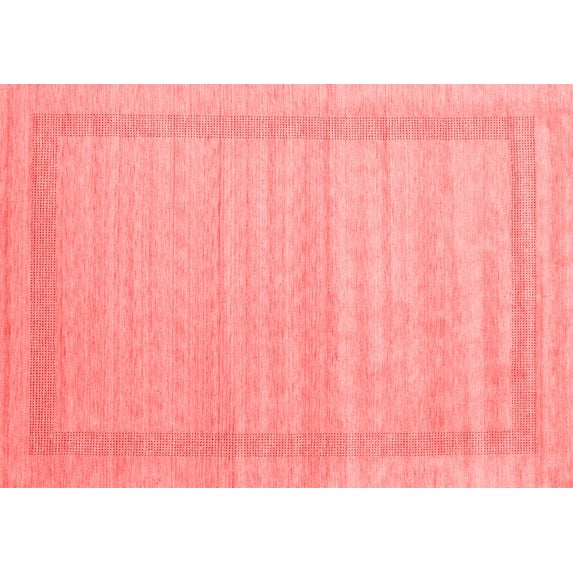 Ahgly Company Indoor Rectangle Abstract Red Contemporary Area Rugs, 8' x 12'