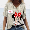 thumbnail image 3 of Camiseta de moda para mujer, camiseta con estampado de Mickey Mouse, ropa de manga corta para mujer, camiseta Harajuku, camiseta para mujer, camisetas de gran tamaño para mujer, 3 of 5