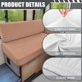 thumbnail image 6 of Aplkyhs Beige RV Dinette Cushion Covers Comfortable RV Accessories for Inside Loveseat Sofa Chair Cover Furniture Protection Washable Sofa Covers for 2 Cushion Couch, 6 of 7
