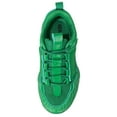 thumbnail image 5 of Berness Women Chunky Platform Sneakers Lace Up Fashion Trainers Thick Sole Casual Walking Light Weight Shoes Blair02 Green 11, 5 of 6