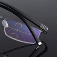 Metal Half Frame Business Presbyopia Blue Light Blocking Bifocal