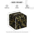 thumbnail image 4 of Naloa Bamboo Tissue Box Cover Leather Tissue Holder Square Facial Tissue Case for Bathroom, Vanity Countertop, Tabletop, Car, 4 of 7