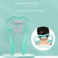thumbnail image 5 of Cervical vertebra shoulder and neck massage home manual massager hand-held neck clamping device kneading neck relaxation massage (Pink), 5 of 6
