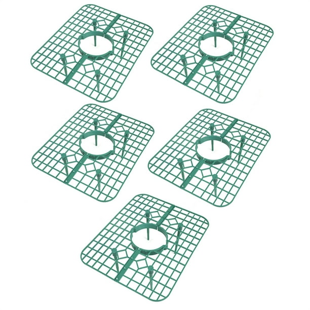 Soporte para plantas de fresa (paquete de 5) | Jaula de plástico ajustable para cultivar fresas | Soporte duradero para plantas de jardín, ideal para fresas, tomates, verduras y melones | Ma