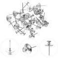 thumbnail image 1 of unbranded 30Ud Chinchetas Plateadas De Metal Para Tablero Y Pared Uso Diario Y Multifunción, 1 of 5