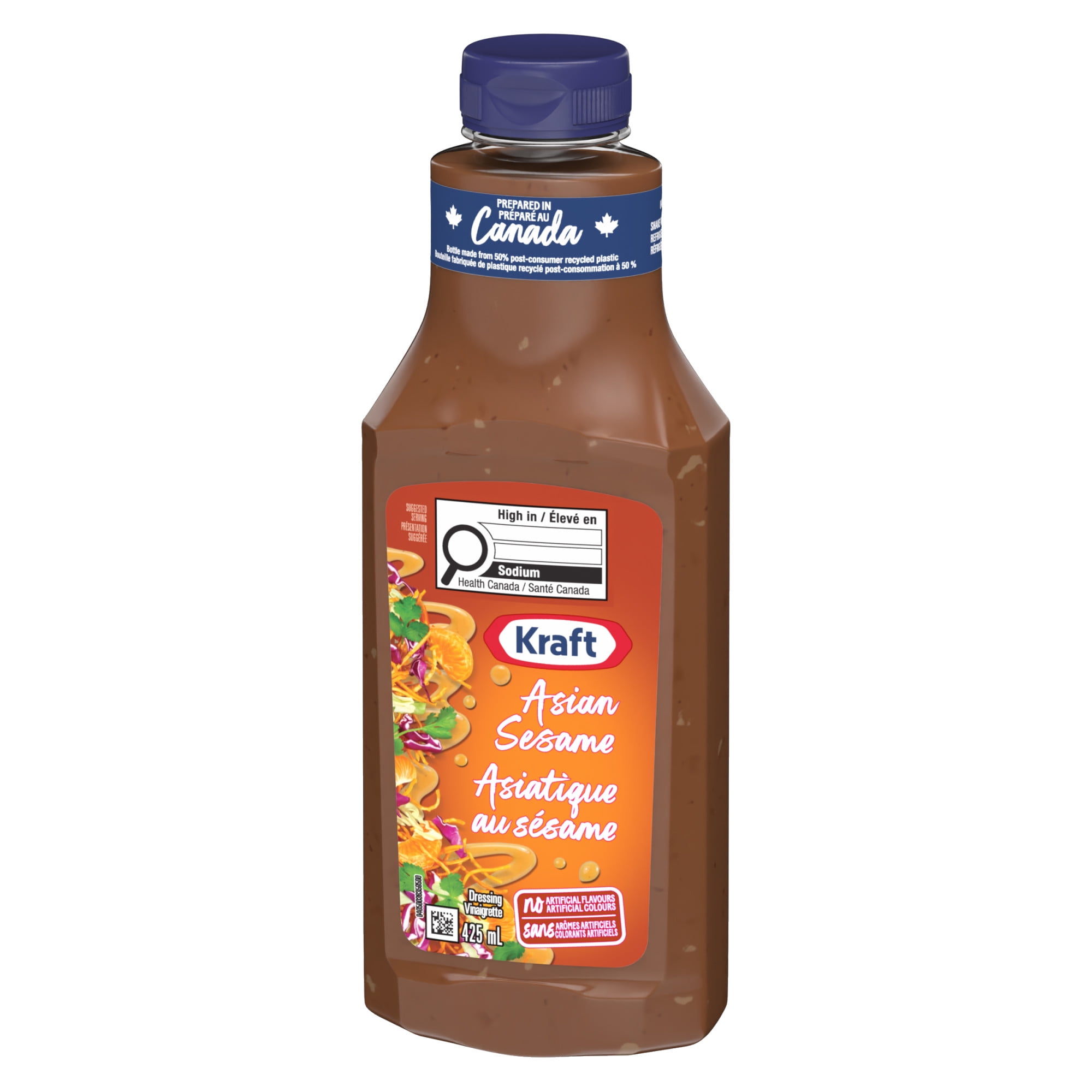 Kraft Asian Sesame Salad Dressing, 425 mL Bottle