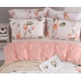 thumbnail image 3 of Funda nórdica Full, 600 hilos de algodón 3pcs Juego de cama Blush Geometric, 3 of 7
