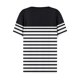 thumbnail image 5 of Fiudx Ofertas y Liquidaciones Blusa de Manga Corta Estampada a La Moda para Mujer, Blusas Informales con Cuello Redondo, 5 of 5