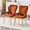 Brown,Gold, variant on NEW Set of 2 Brown Puffy Bubble Chair Ball Chain Chair Velvet Dining Chairs with Gold Legs, Upholstered Accent Chairs with Armrests for Dining Room, Kitchen