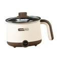 thumbnail image 3 of Tnarru Electric Hot Pot Multipurpose Small 2 Gear Settings Mini Ramen Cooker Cooking Pot for Pasta Home Dorm Office Porridge Oatmeal no Steamer, 3 of 8