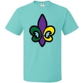 thumbnail image 3 of Inktastic Fleur De Lis Mardi Gras Holiday T-Shirt, 3 of 5