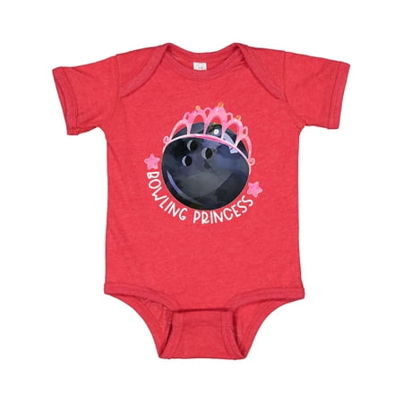 

Inktastic Bowling Princess- Tiara Gift Baby Girl Bodysuit