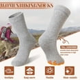 thumbnail image 5 of NANAhuang Merino Wool Socks for Women 5 Pairs Warm Winter Hiking Thick Thermal Cozy Boot Work Soft Ladies Crew Socks, 5 of 6