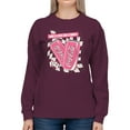thumbnail image 2 of Officially Licensed Coca Cola Retro Pink Soda Pop Art Design Women's Sweatshirt, 2 of 3