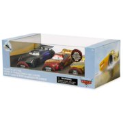 Disney / Pixar Cars Pullback Die Cast Jackson Storm, Lightning McQueen & Cruz Ramirez Vehicle 3-Pack