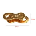 thumbnail image 5 of stanreset 1 Pair Bike Chain Quick Link Mountain Bike Chain Missing Quick Connector Connecting Master Link for 8 9 10 Speed gold 10 speed 1Set, 5 of 5