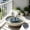 Black B, variant on WIZUTIZ Round Solar Fountain with Lotus Flower No Battery 3W Solar Water Fountain with 5 Nozzles 6.3in Solar Fountain Pump for Bird Bath Outdoor Pool Garden Pond & Flower Pot C