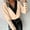 Apricot, variant on Women's V Neck Puff Sleeve Tunic Top, Elegant Long Sleeve Blouse with Button Cuffs for Women, Casual Dressy Tops, M