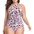 thumbnail image 2 of Women's Swimsuits One Piece Tummy Control Front Cross Backless Swimsuit Bathing Suit, 2 of 5