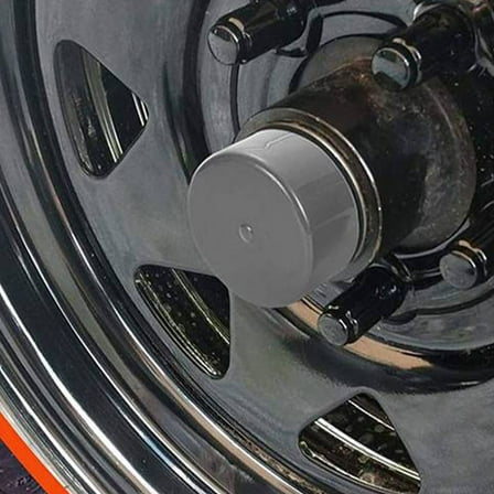 LULULION 4pcs Bearing Accessory Kit Bearing Protector Caps Rubber Black Trailer Wheel Hub Covers