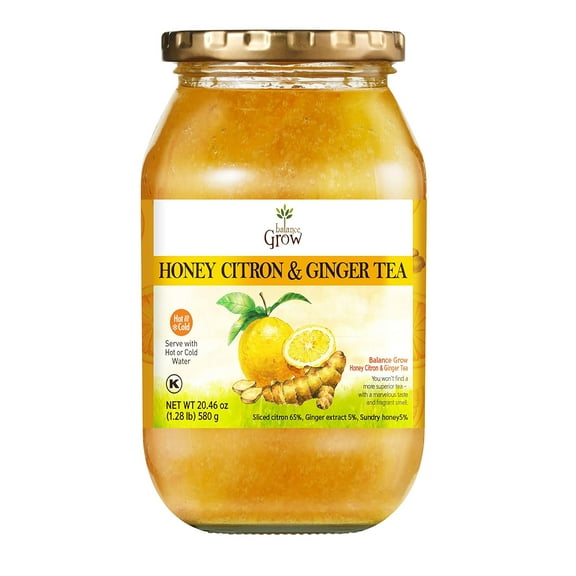Balance Grow Honey Citron & Ginger Tea 20.46 oz (1.28 Pounds)