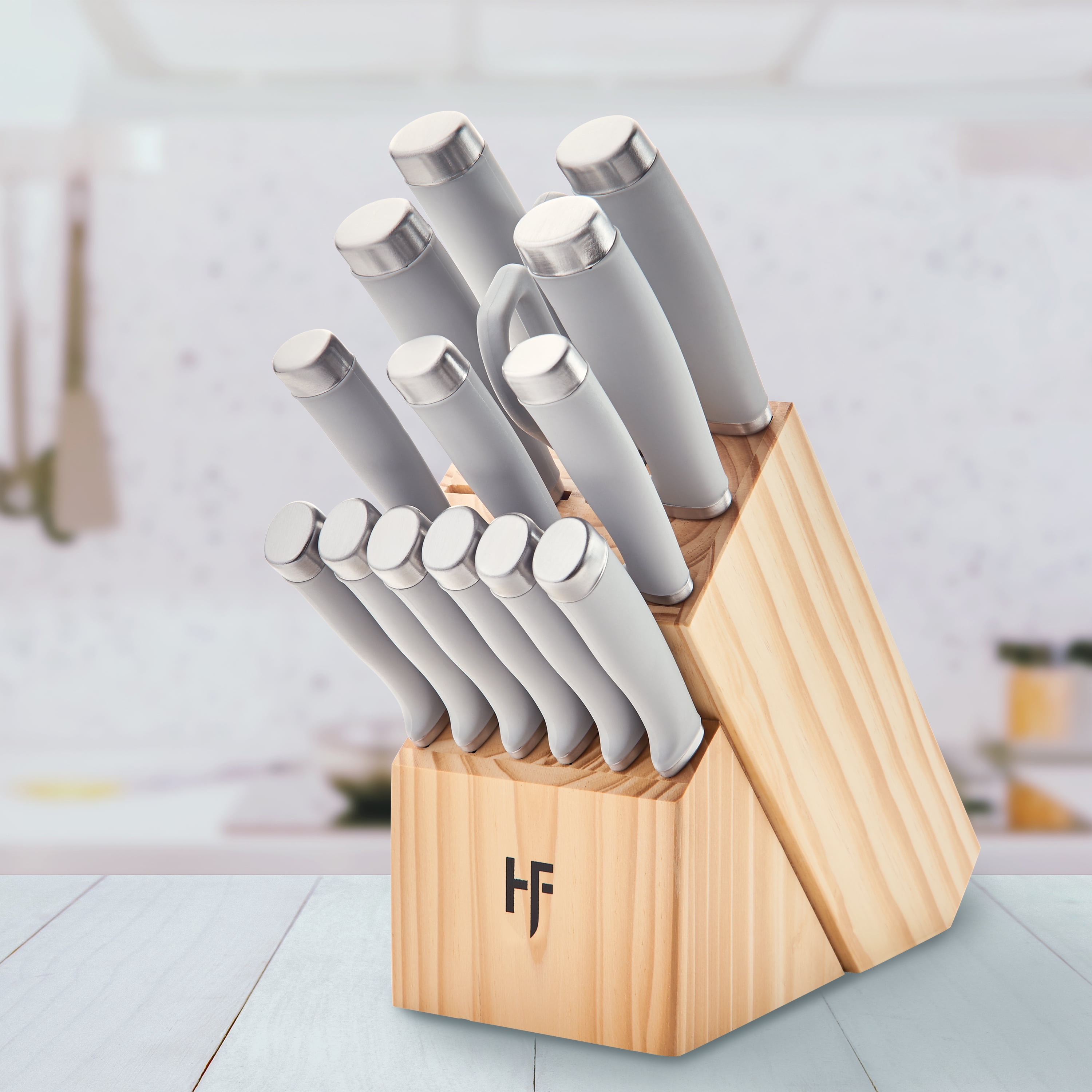 Hampton Forge Knight Stainless Steel Cutlery Block Set - Copper, 13 pc -  Fry's Food Stores
