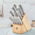 thumbnail image 4 of Hampton Forge Epicure Cool Grey Stainless Steel Cutlery Block Set (15-Piece), 4 of 5