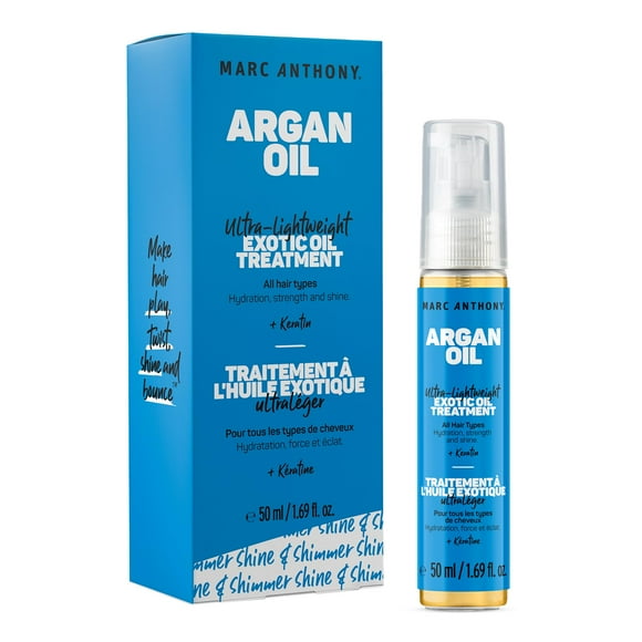 Tratamiento de aceite capilar Marc Anthony Exotic Argan con queratina, 50 ml