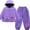 Dark Blue, variant on Mercatoo Girls Boys Hood Windbreaker Jacket Rain Pants Set Kids Hoodies Raincoat Trench Coat Suit Troop Jogging Suit
